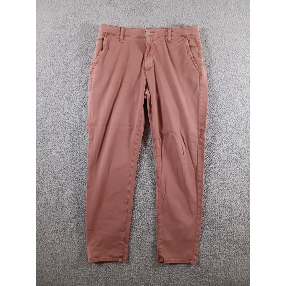 AG Adriano Goldschmied Caden Womens 29R Dusty Rose Slim Chino Pants Stretch